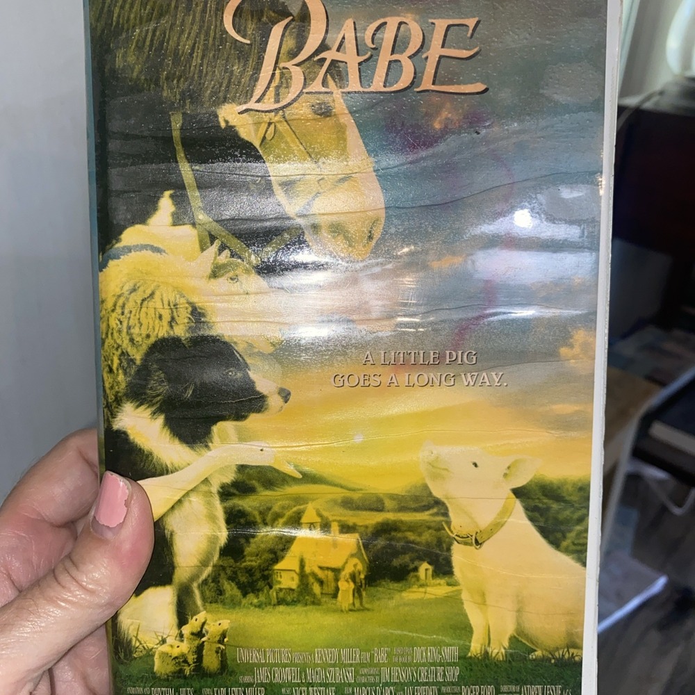 Babe VHS 1996 Clamshell James Cromwell Universal Pictures Family Movie G